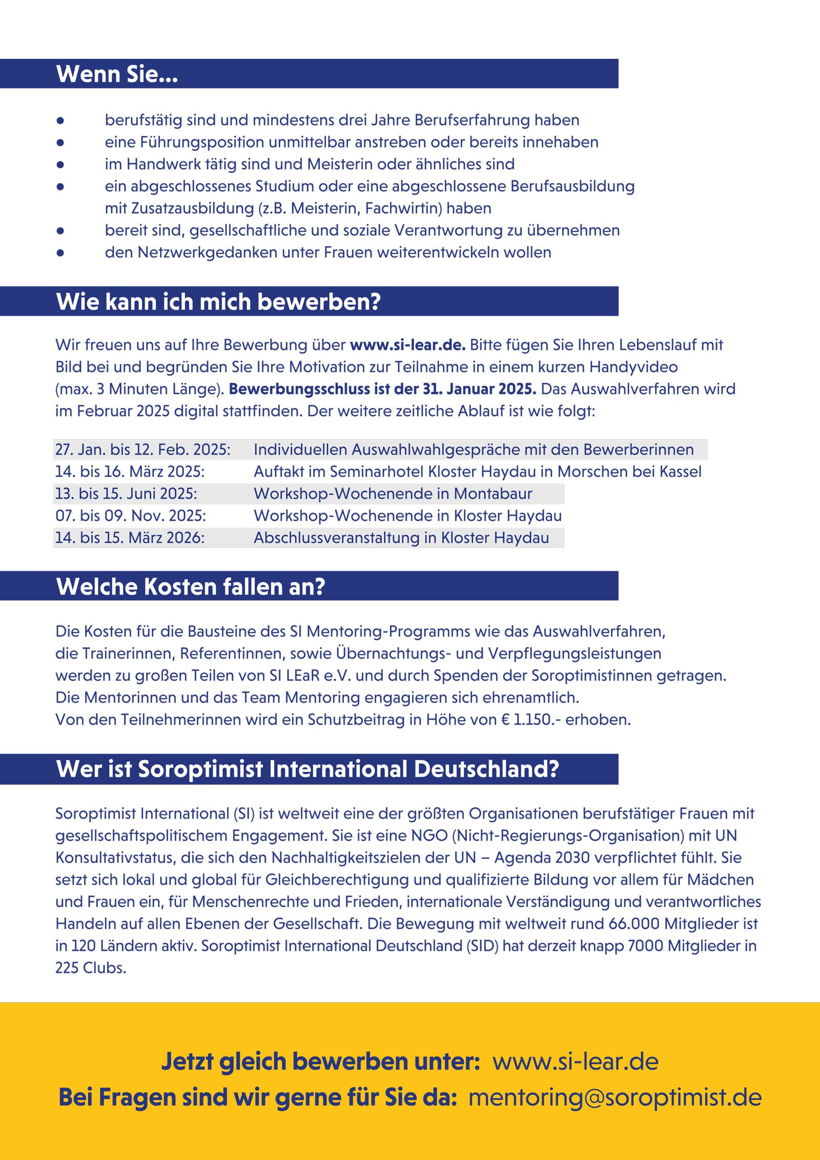 SI-LEaR_Mentoring-Programm_Flyer-Durchgang-2025-26_PRIMO-WERBUNG, Seite1